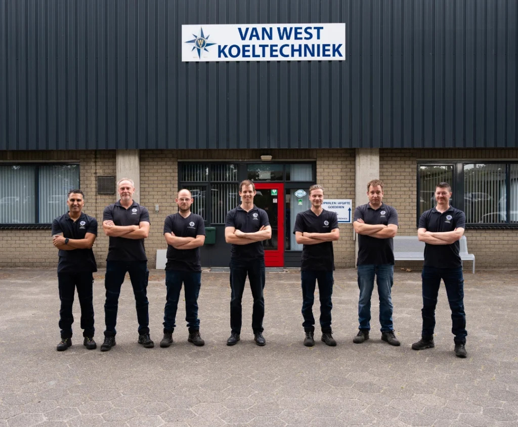 Van West Koeltechniek new team photo
